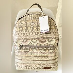 Sakroots Artist Circle Backpack Pastel One World 15”H